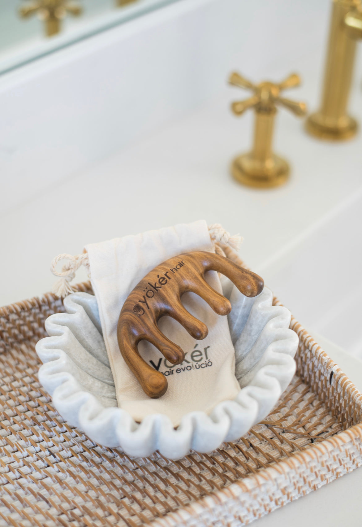 SANDALWOOD SCALP MASSAGER-For Hair Growth