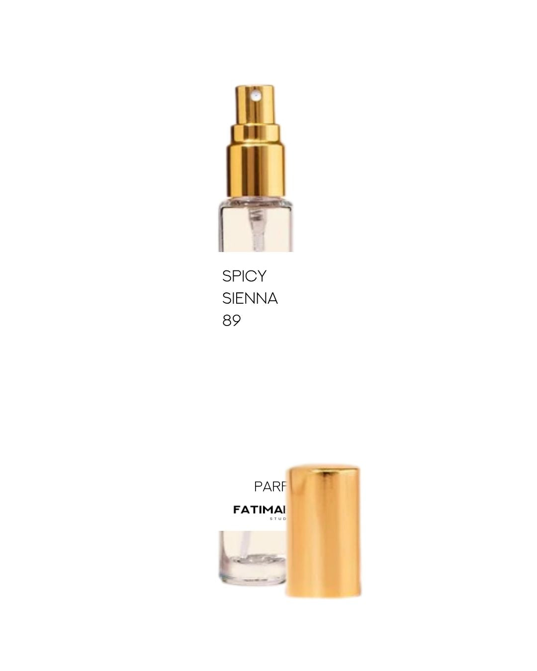 SPICY SIENNA 89 Parfum-A Spicy Amber Bergamot Scent