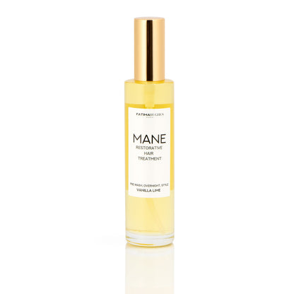 Mane Restorative Natural Hair Treatment Oil Travel size Pump Bottle product shot