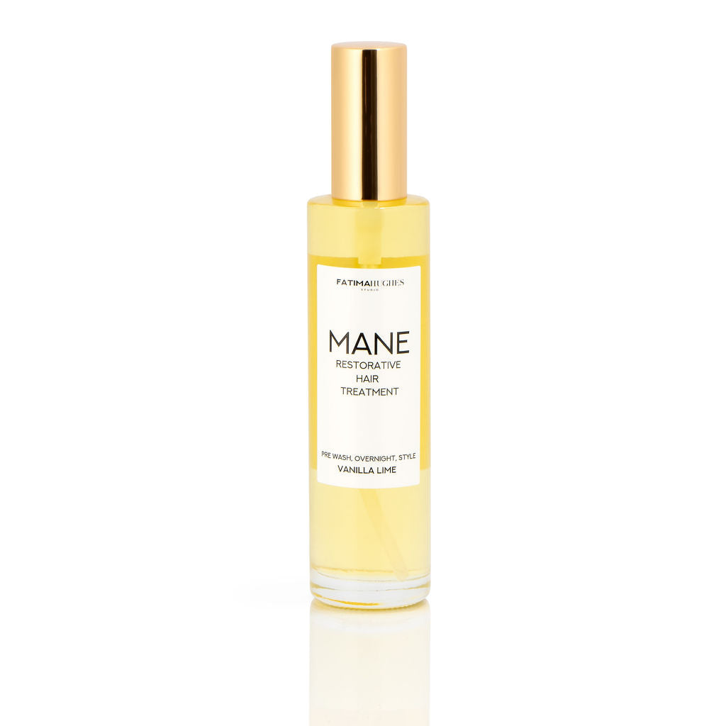 Mane Restorative Natural Hair Treatment Oil Travel size Pump Bottle product shot