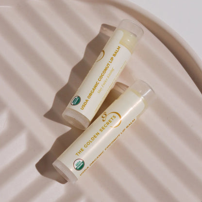 Organic Coconut LIP BALM by: The Golden Secrets